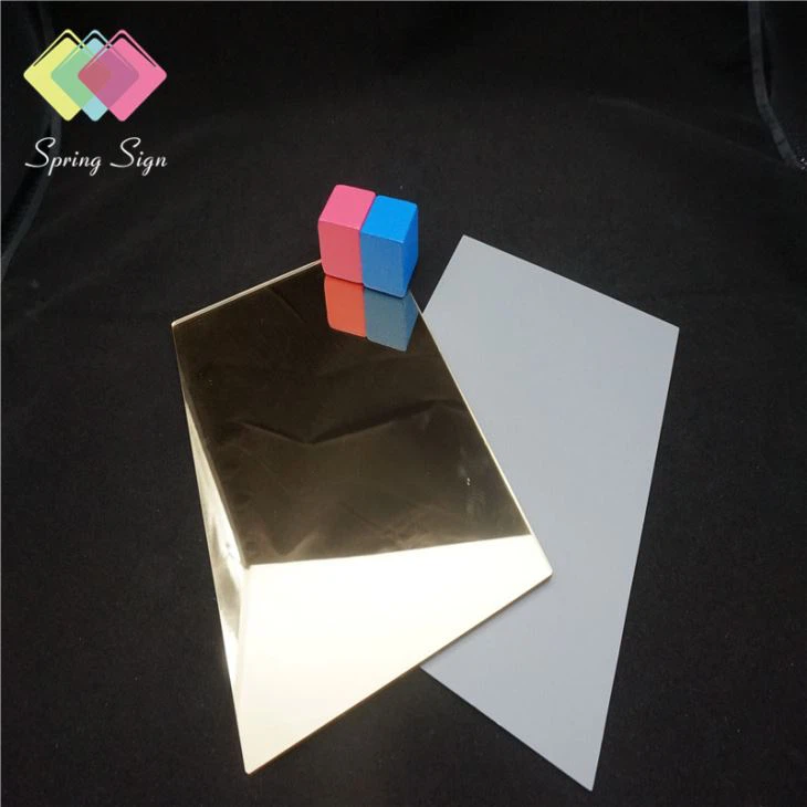 100% Flat Acrylic Mirror Half Mirror PMMA Sheet High Reflective