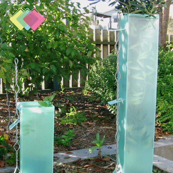 Green Clear Corflute Sheet For Tree Guard Corrugated Sheet