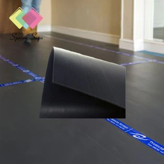 4*8 Taflenni Gwarchod Llawr Plastig wedi'u Llygru