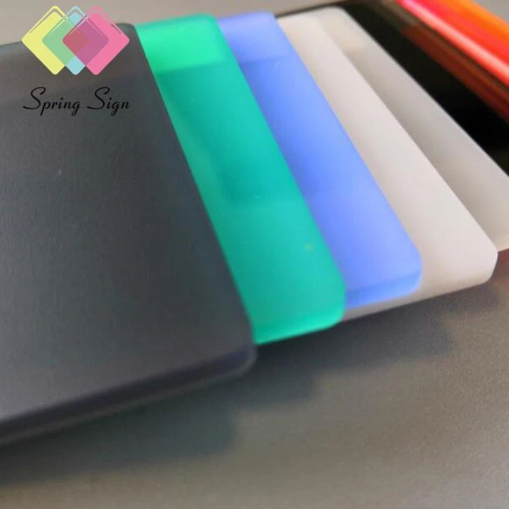 Spring Sign Beautiful Led Acrylic Pmma Diffuser Panel Light Acrylic Sheet
