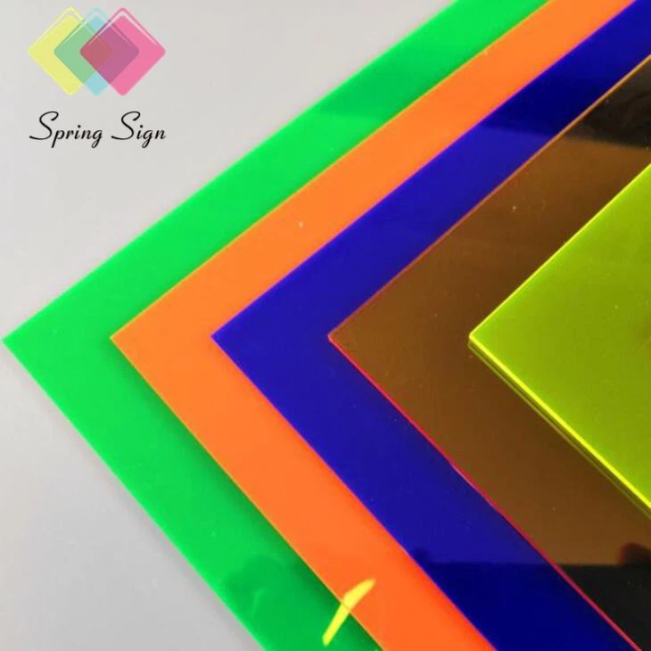 Spring Sign Beautiful Led Acrylic Pmma Diffuser Panel Light Acrylic Sheet